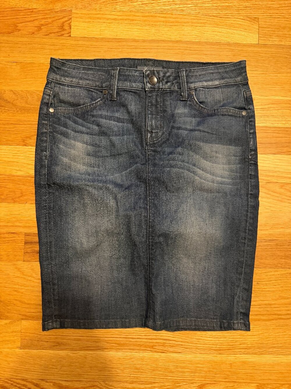 Level 99 Denim Pencil Skirt